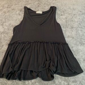 Altard State size small dark gray tiered tank top. {245}